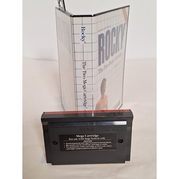 Rocky Sega Master System Video Game CIB Near Mint Two-Mega Cartridge - Picture 5 of 6